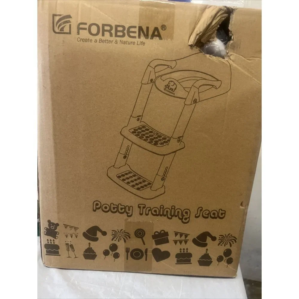 Forbena Potty Training Seat ‎ With Ladder New In Box